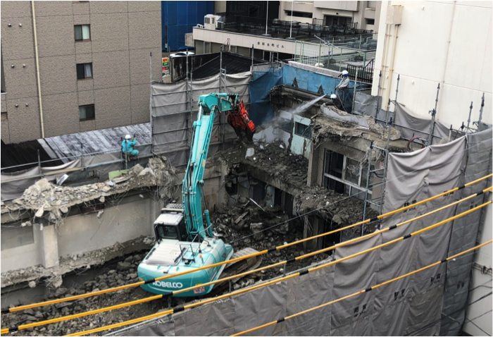 河合塾仙台校2号館解体工事